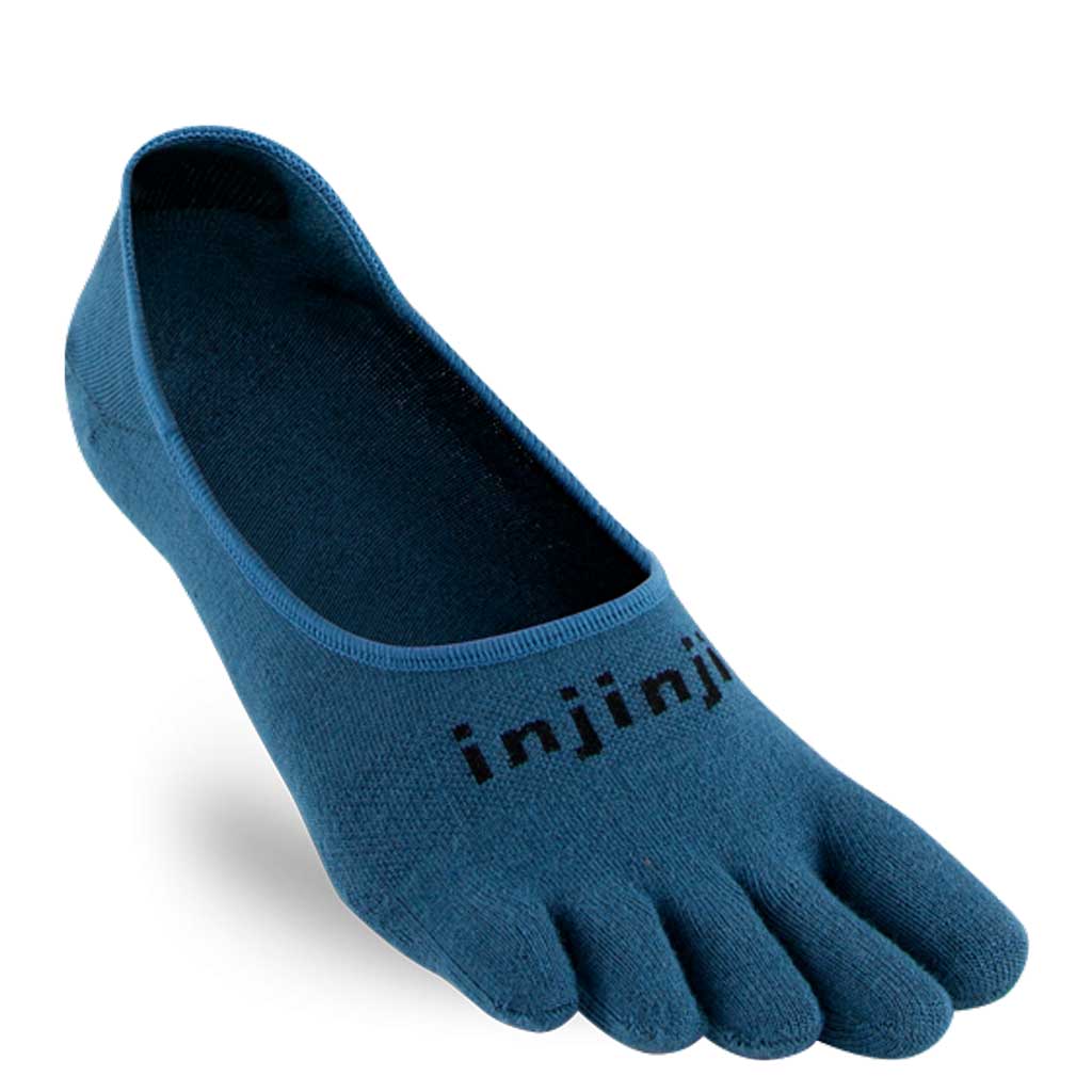 Injinji Coolmax Trail Mini-Crew Toe Socks - Powder Blue
